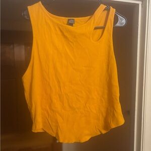 Yellow Sleeveless Women's Top